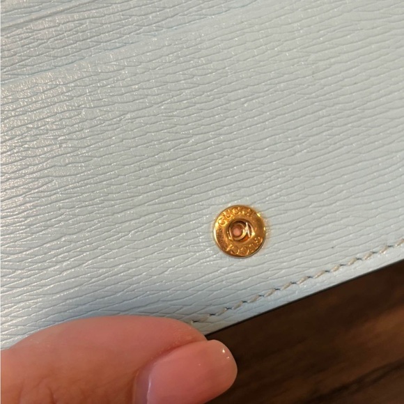 Gucci Light Blue Wallet with Unicorn and Stars - Picture 6 of 8